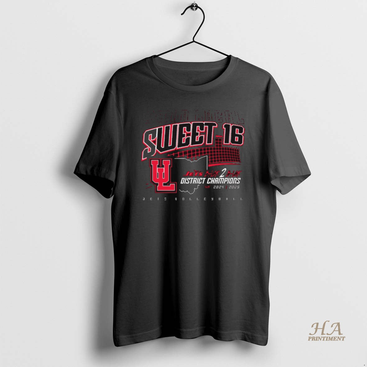Official Union Local Volleyball District Champions 2025 Sweet 16 Jets Back 2 Back District Champions Shirt Hoodie Sweatshirt