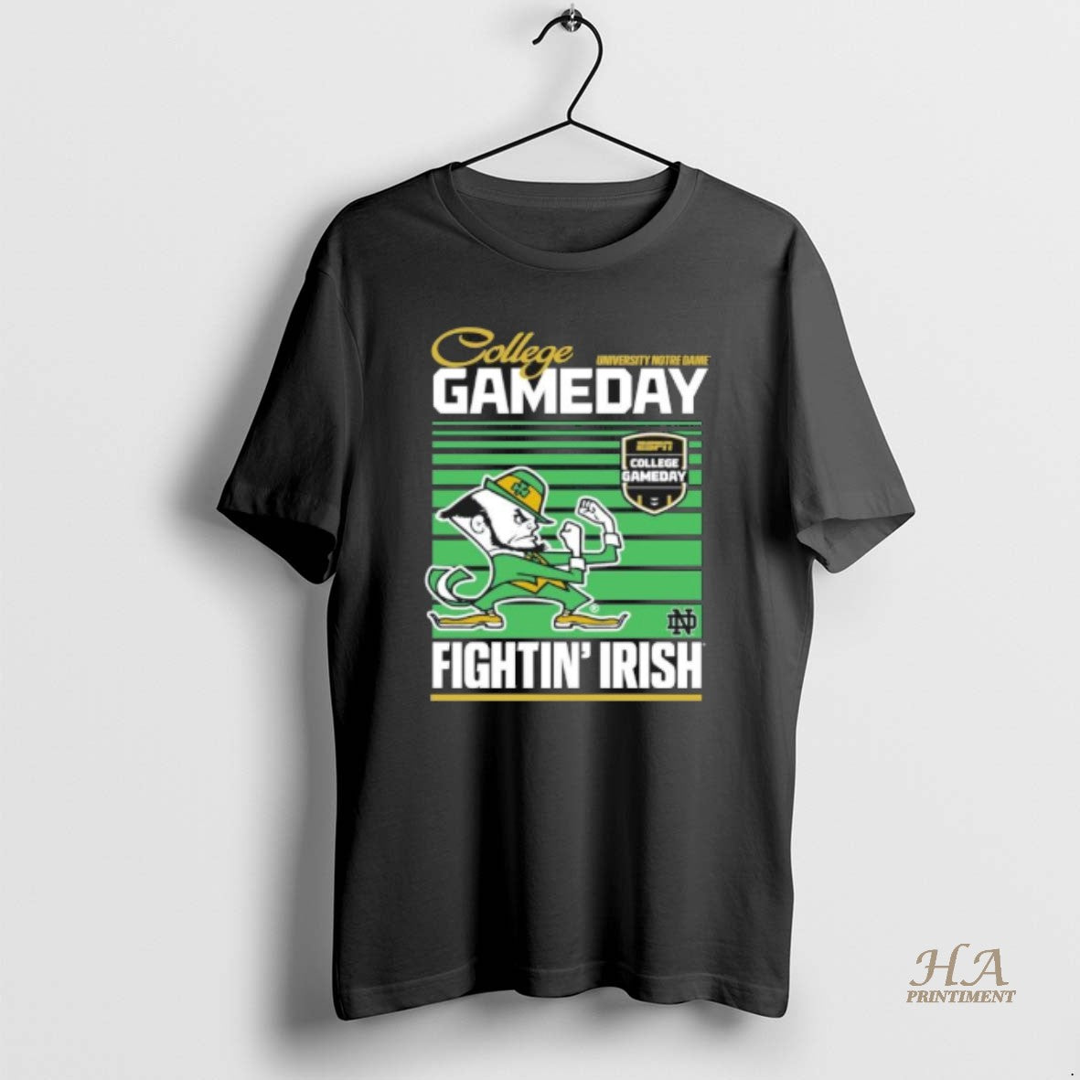 Official University Notre Dame Football 2025 College Gameday Shirt Hoodie Sweatshirt | PurePodTees.com