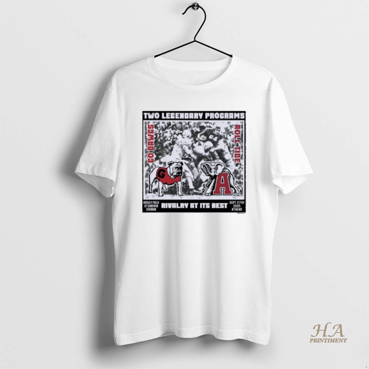 Official University Of Georgia Football Vs Alabama Gameday Rivalry At Its Best Shirt Hoodie Sweatshirt | PurePodTees.com