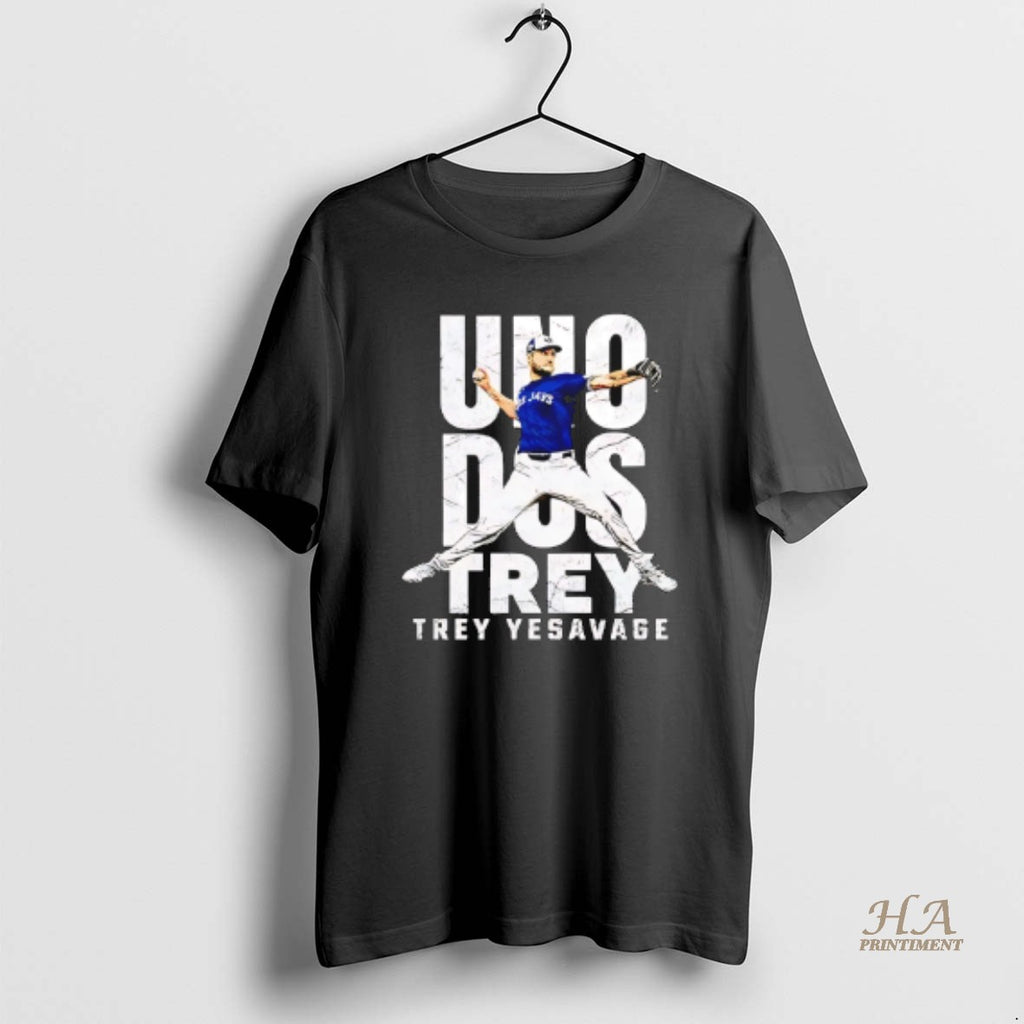 Official Uno Dos Trey Trey Yesavage Graphic Shirt Hoodie Sweatshirt | PurePodTees.com