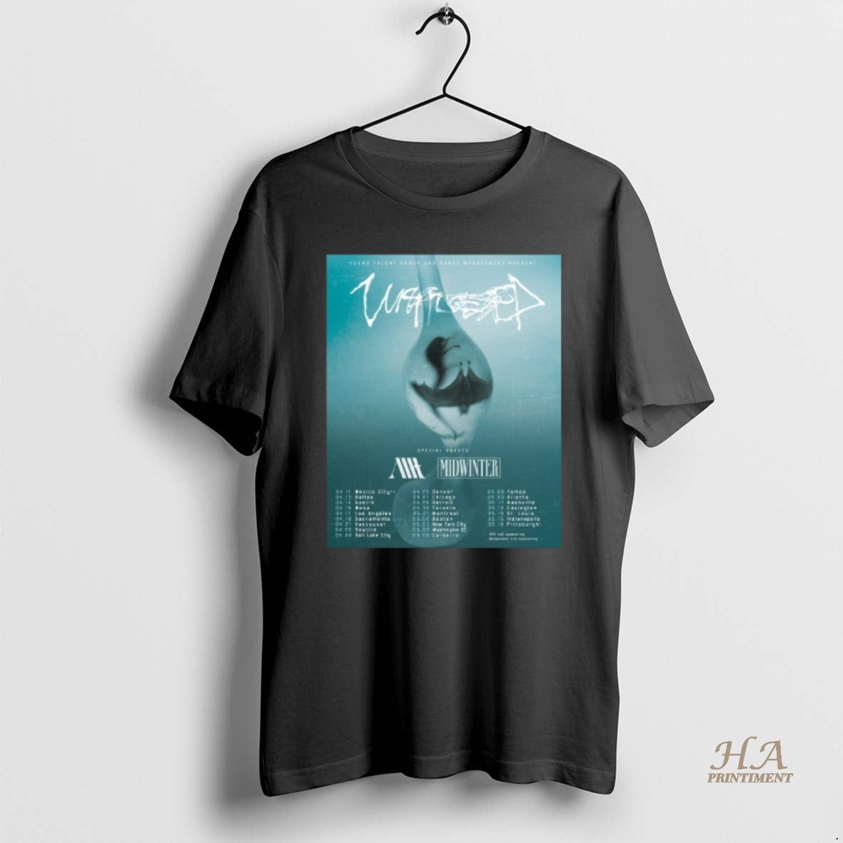 Official Unprocessed Angel North America Headline Tour 2026 Shirt Hoodie Sweatshirt | PurePodTees.com