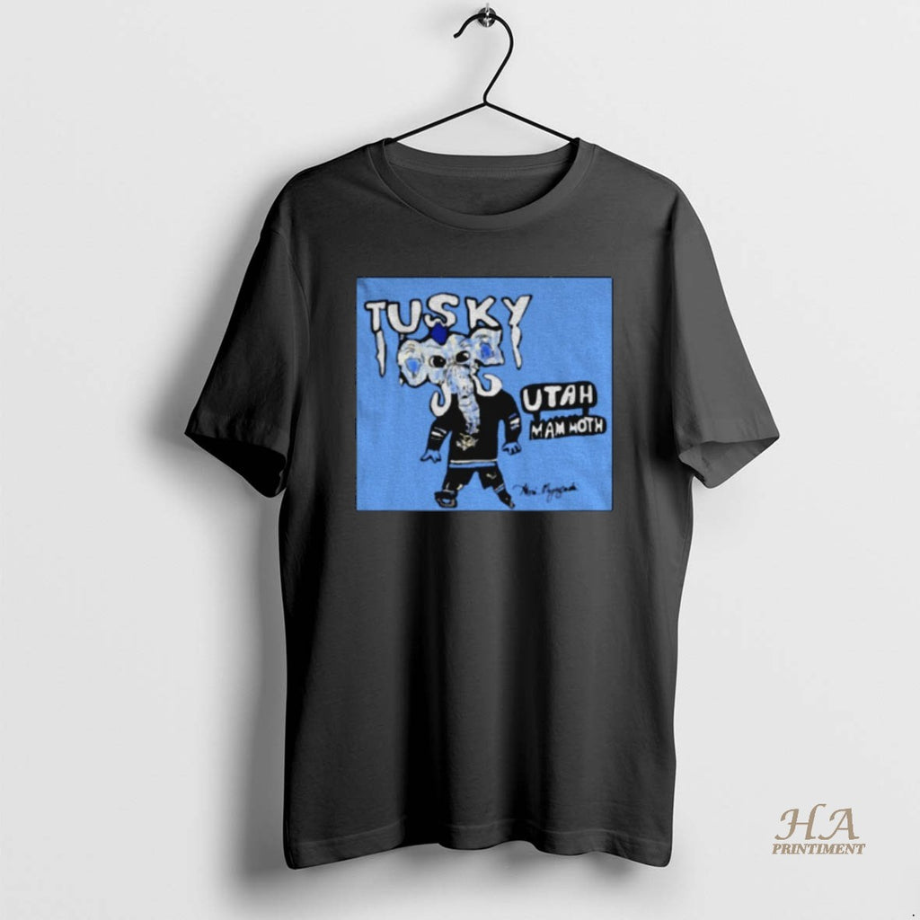 Official Utah Mammoth Mascot Tusky Nhl Hockey 2025 Shirt Hoodie Sweatshirt | PurePodTees.com