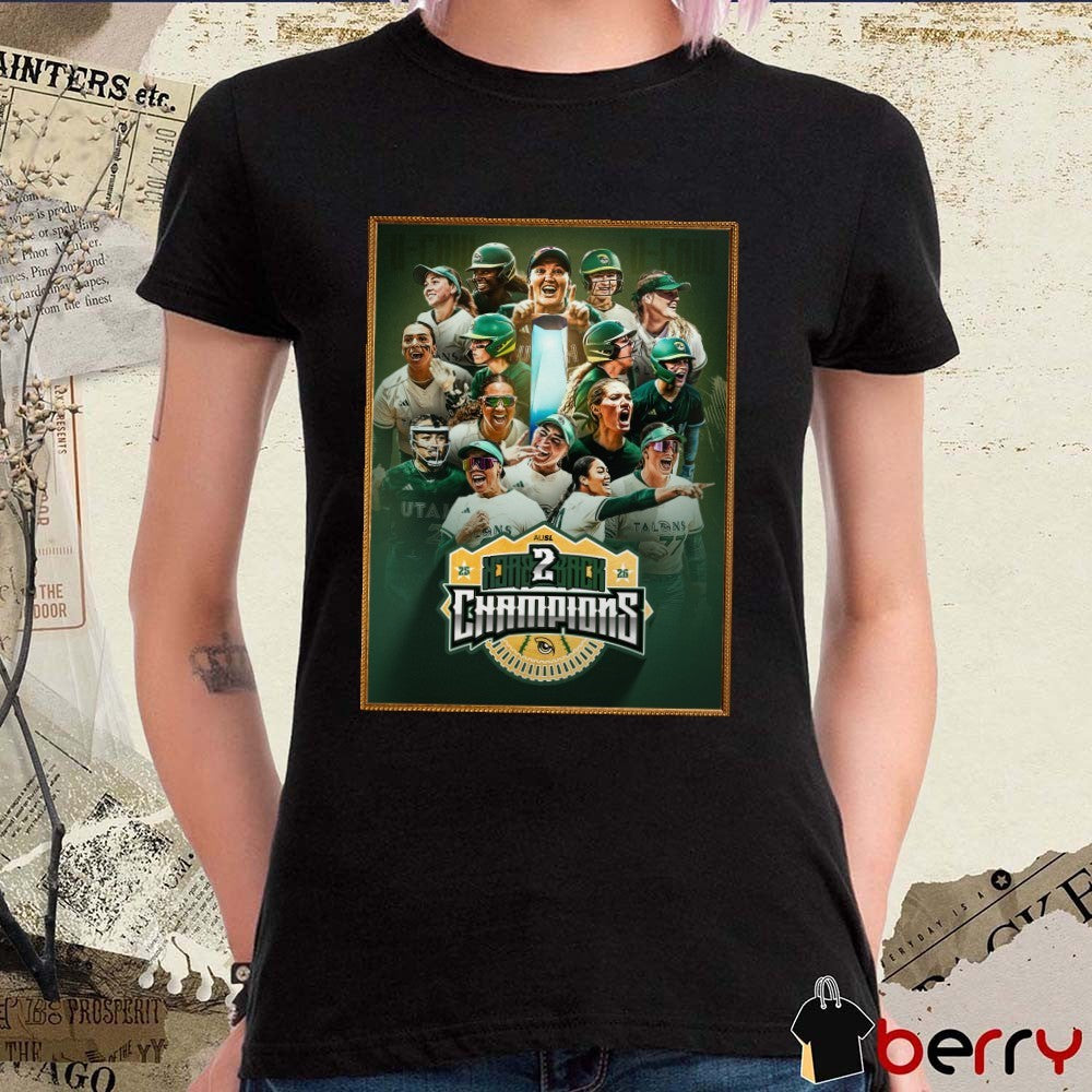 Utah Talons 2026 AUSL Back To Back Champions Poster t-shirt