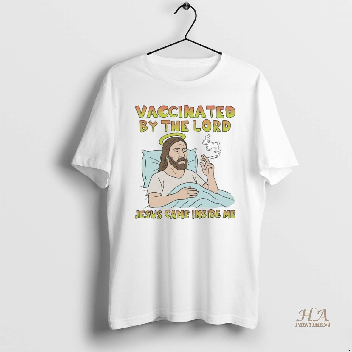 Official Vaccinated By The Lord Jesus Came Inside Me Shirt Hoodie Sweatshirt | PurePodTees.com