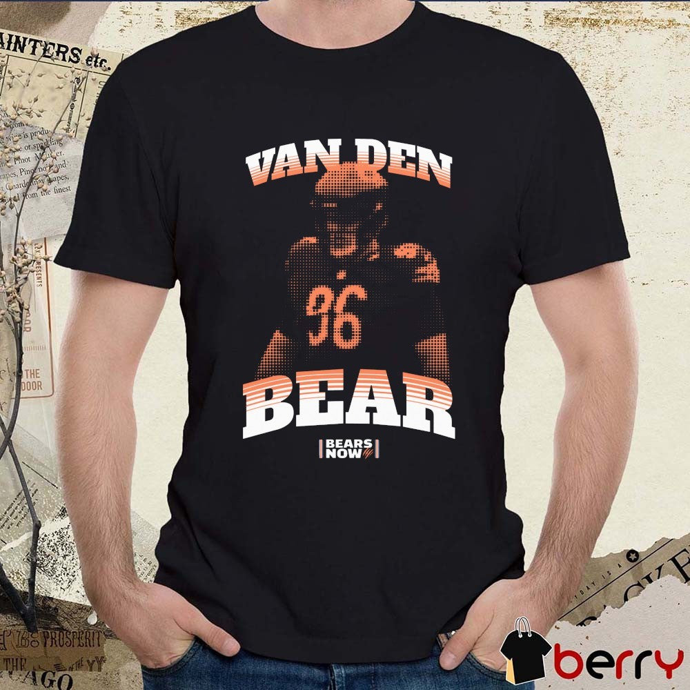 Van Den Bear from Bears Now Football Graphic t-shirt