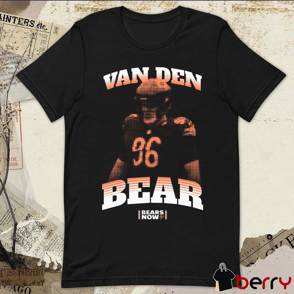 Van Den Bear from Bears Now Football Graphic t-shirt