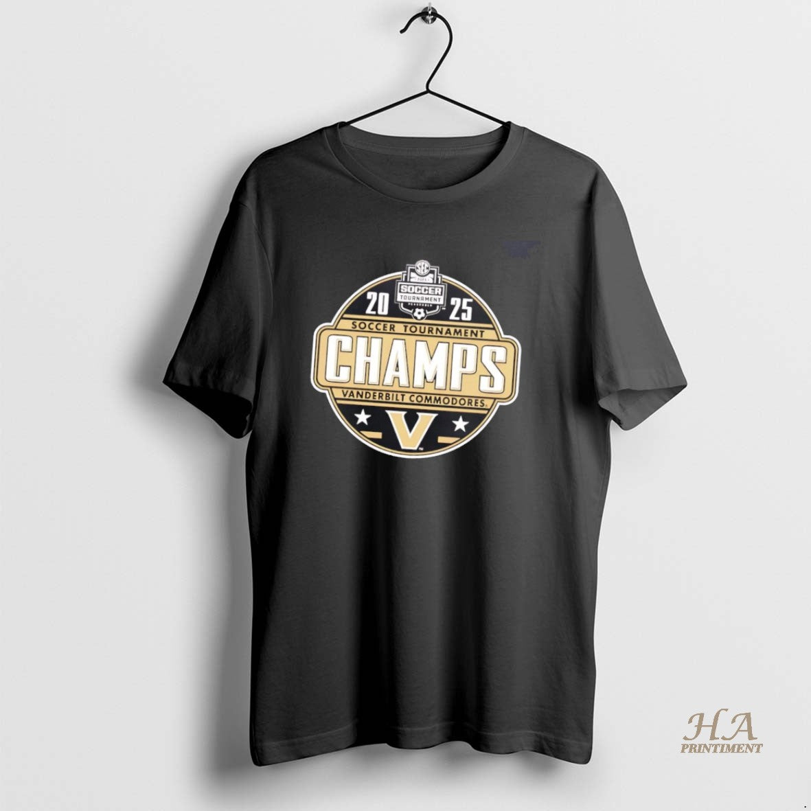 Official Vanderbilt Commodores 2025 Sec Womens Soccer Tournament Champions Shirt Hoodie Sweatshirt | PurePodTees.com