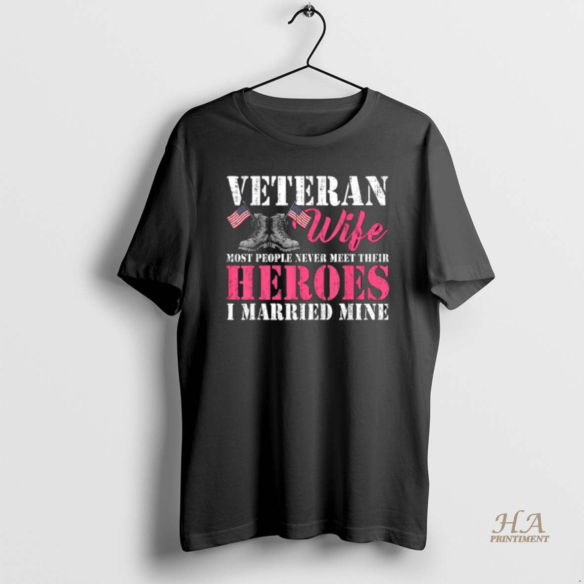 Official Veteran Wife Married Mine Proud Military Husband Veteran Day 1 Shirt Hoodie Sweatshirt | PurePodTees.com