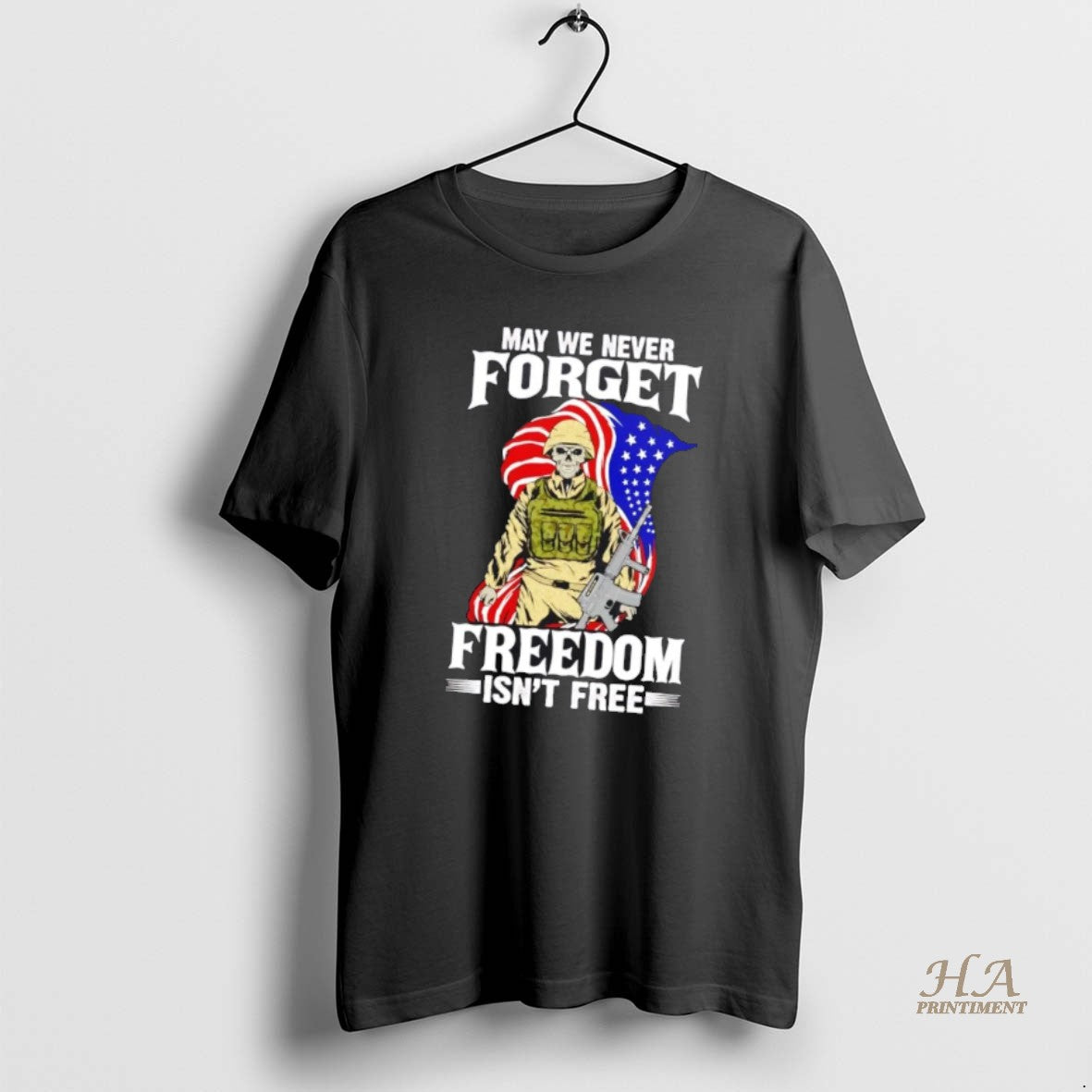 Official Veteran May We Never Forget Freedom Isnt Free Shirt Hoodie Sweatshirt | PurePodTees.com
