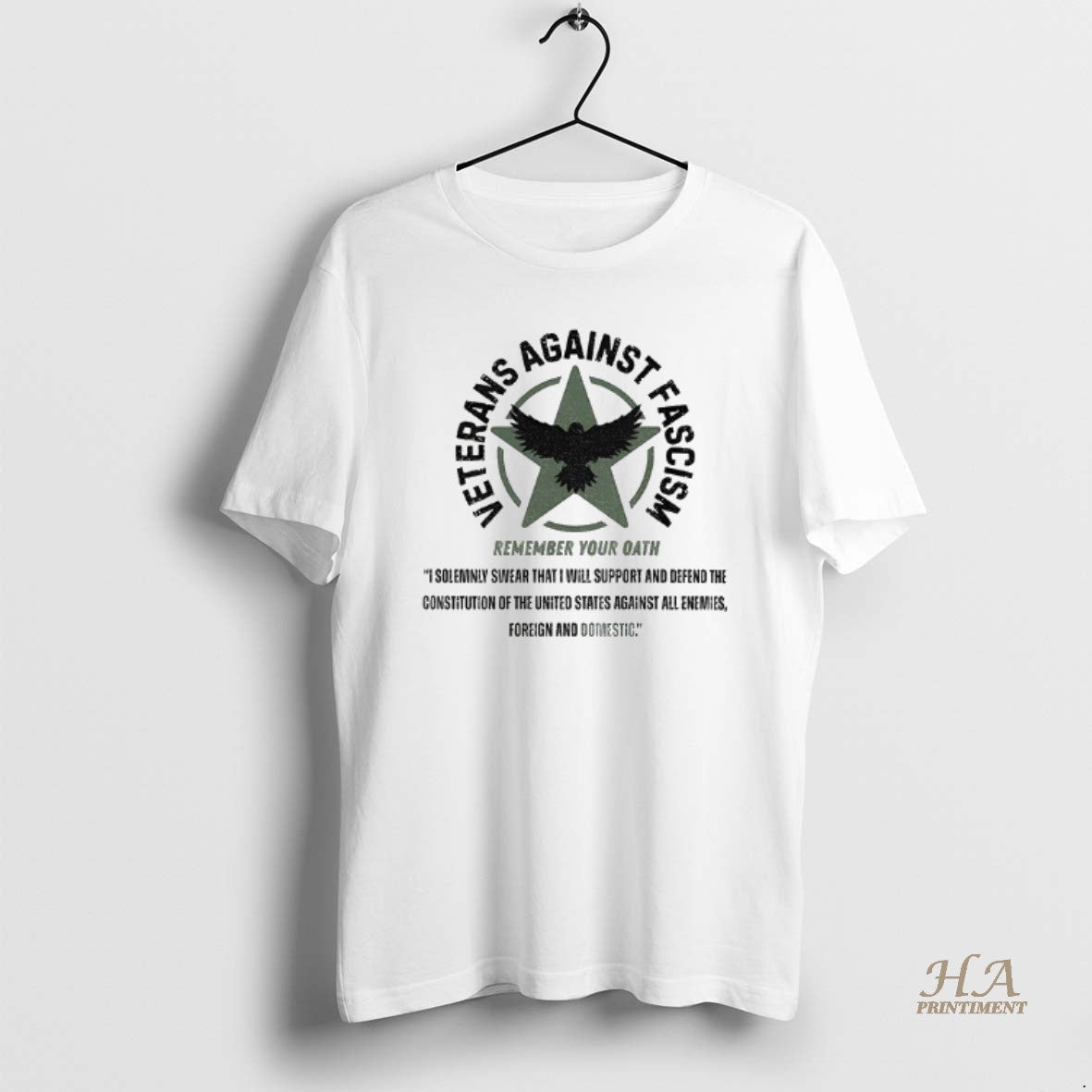 Official Veterans Against Fascism Remember Your Oath Shirt Hoodie Sweatshirt | PurePodTees.com