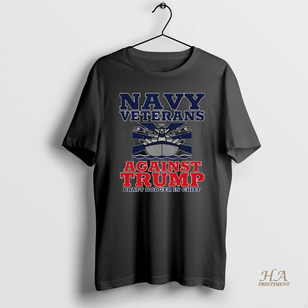 Official Veterans Against Trump Marine Corps Vet Draft Dodger In Chief Political Statement Shirt Hoodie Sweatshirt