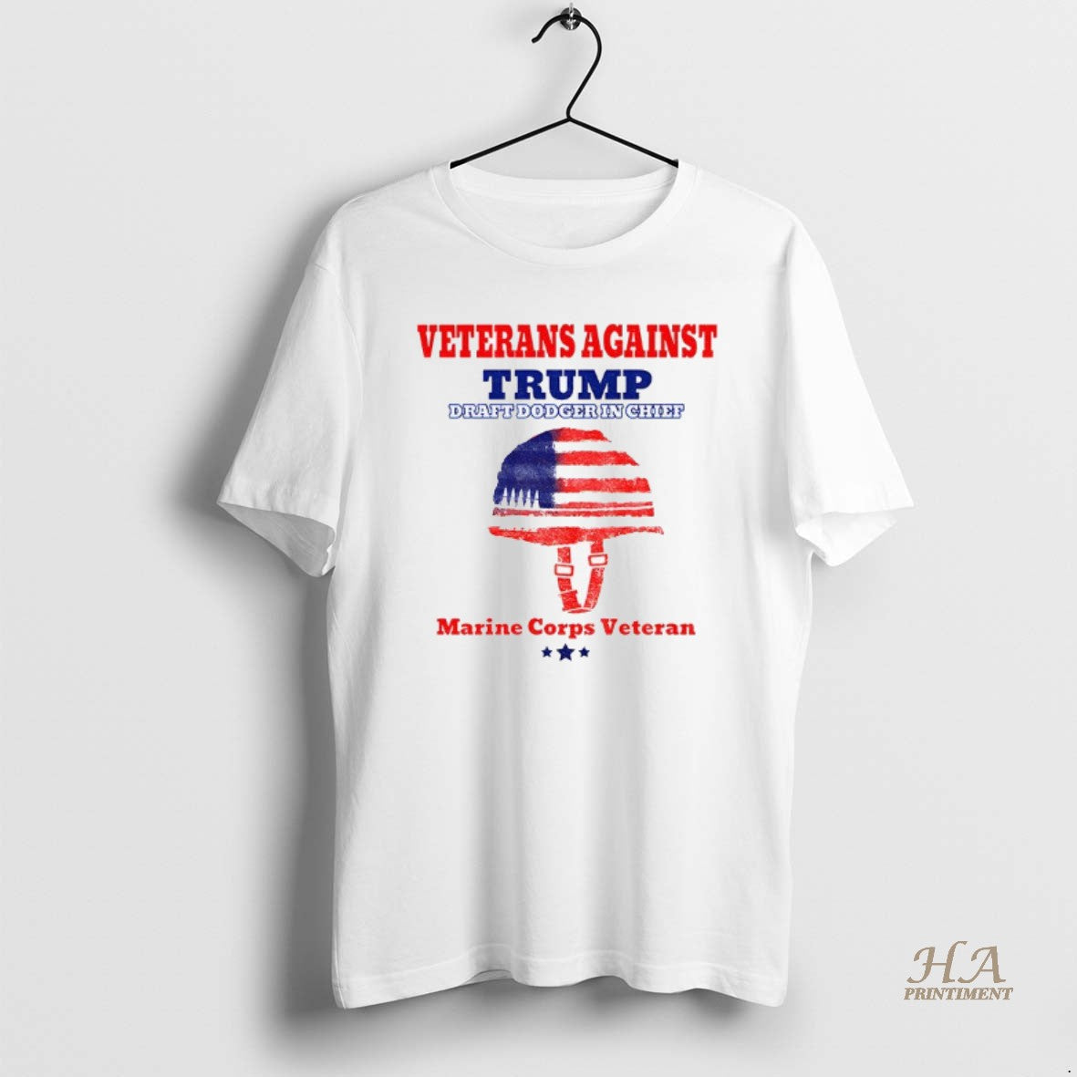 Official Veterans Against Trump Marine Corps Vet Draft Dodger In Chief Shirt Hoodie Sweatshirt | PurePodTees.com
