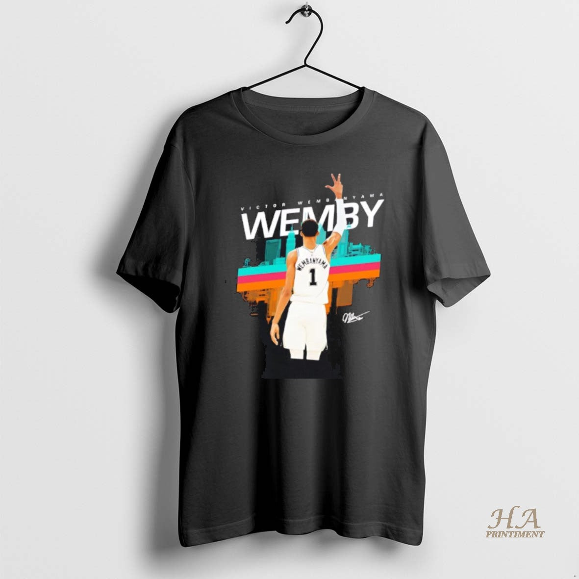 Official Victor Wembanyama 3 Point San Antonio Spurs Shirt Hoodie Sweatshirt | PurePodTees.com