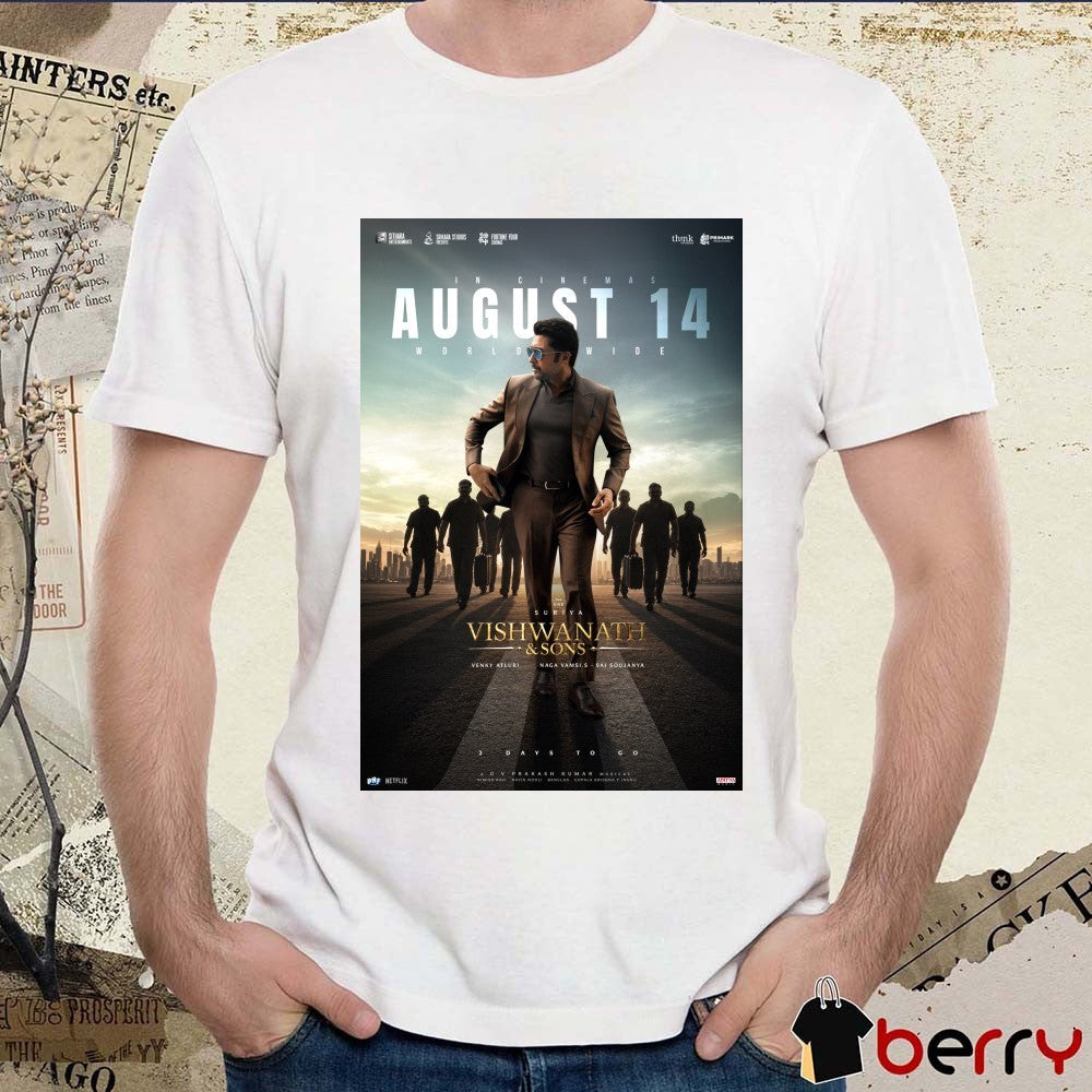 Vishwanath And Son In Cinemas August 14 2026 Worldwide Poster t-shirt