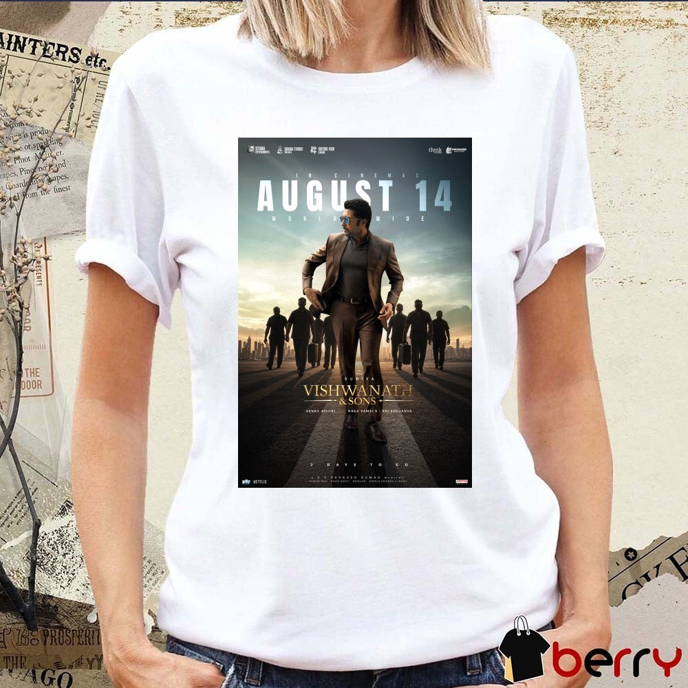Vishwanath And Son In Cinemas August 14 2026 Worldwide Poster t-shirt