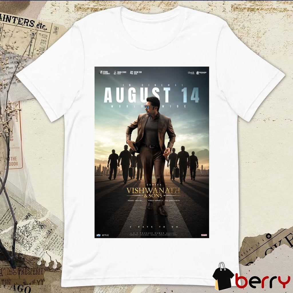Vishwanath And Son In Cinemas August 14 2026 Worldwide Poster t-shirt