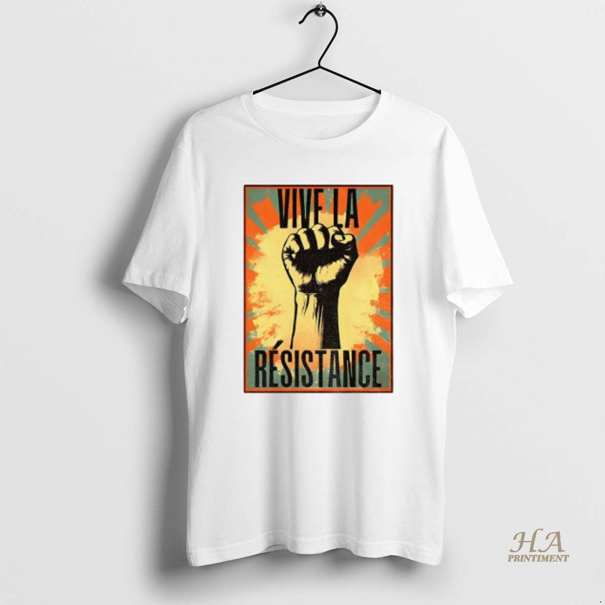 Official Vive La Resistance Resistance Works Always Will Vintage Shirt Hoodie Sweatshirt | PurePodTees.com