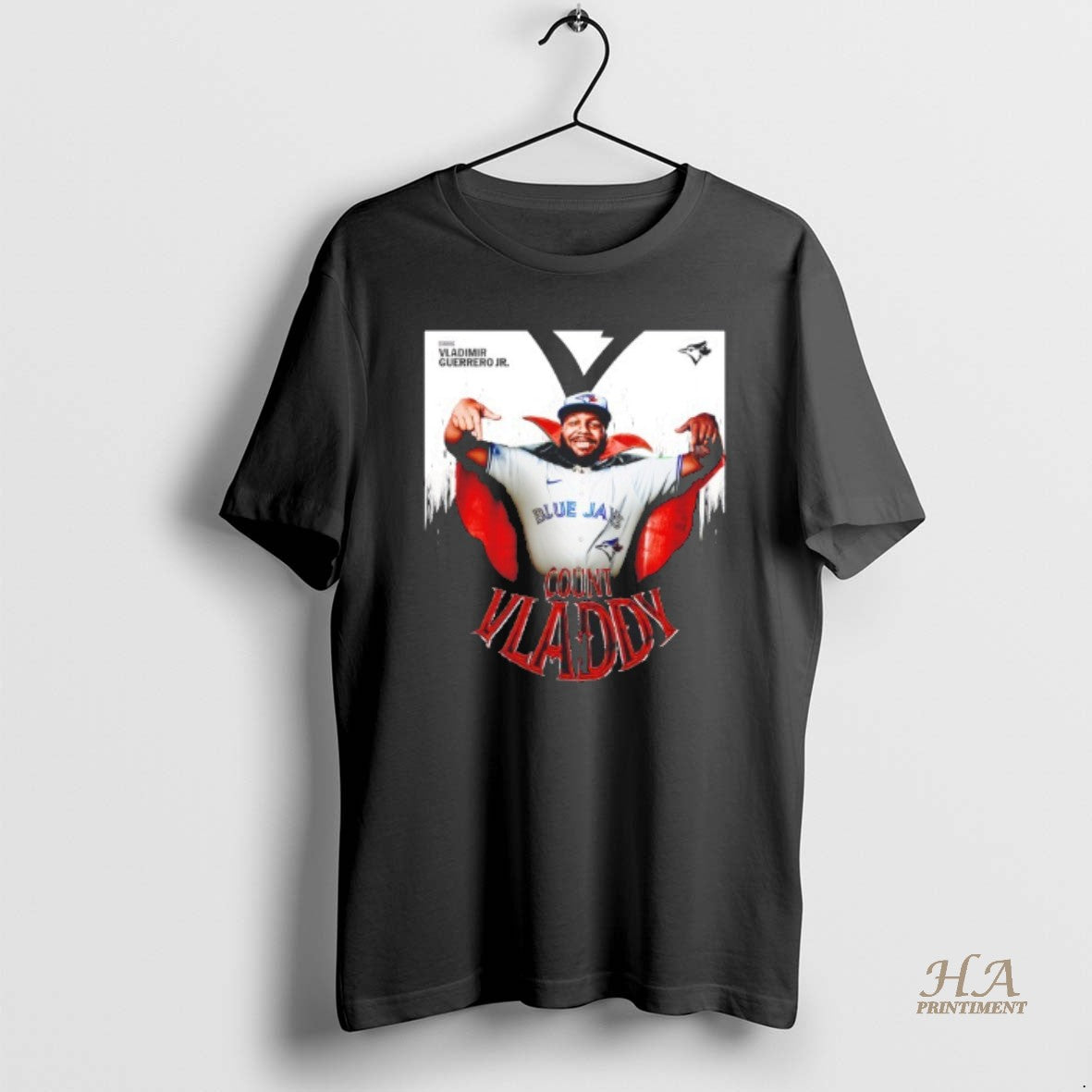 Official Vladimir Guerrero Jr Count Vladdy Halloween Shirt Hoodie Sweatshirt | PurePodTees.com