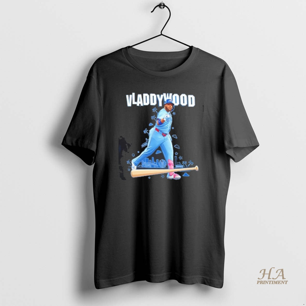 Official Vladimir Guerrero Jr Blue Jays Vladdywood Hollywood Shirt Hoodie Sweatshirt | PurePodTees.com