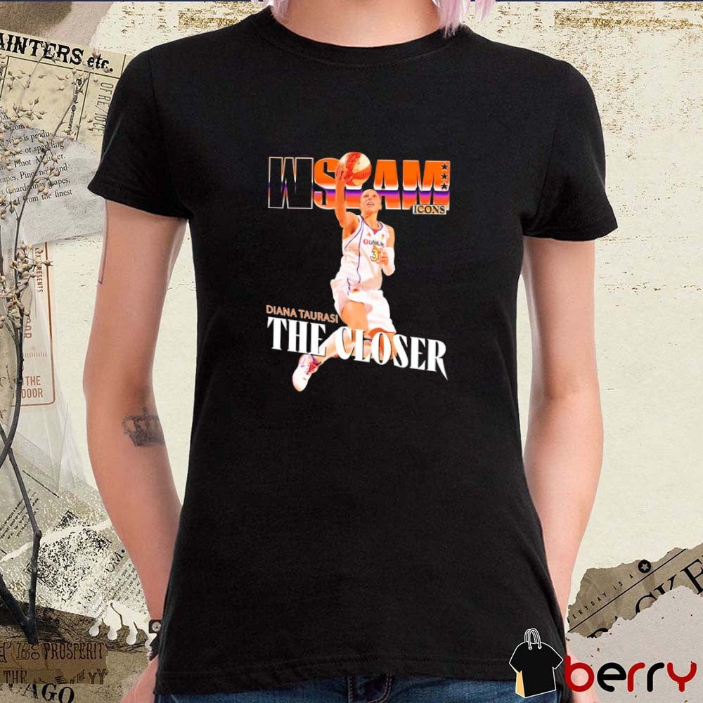 WSLAM Court Origins Cover Diana Taurasi The Closer Mercury Icons t-shirt