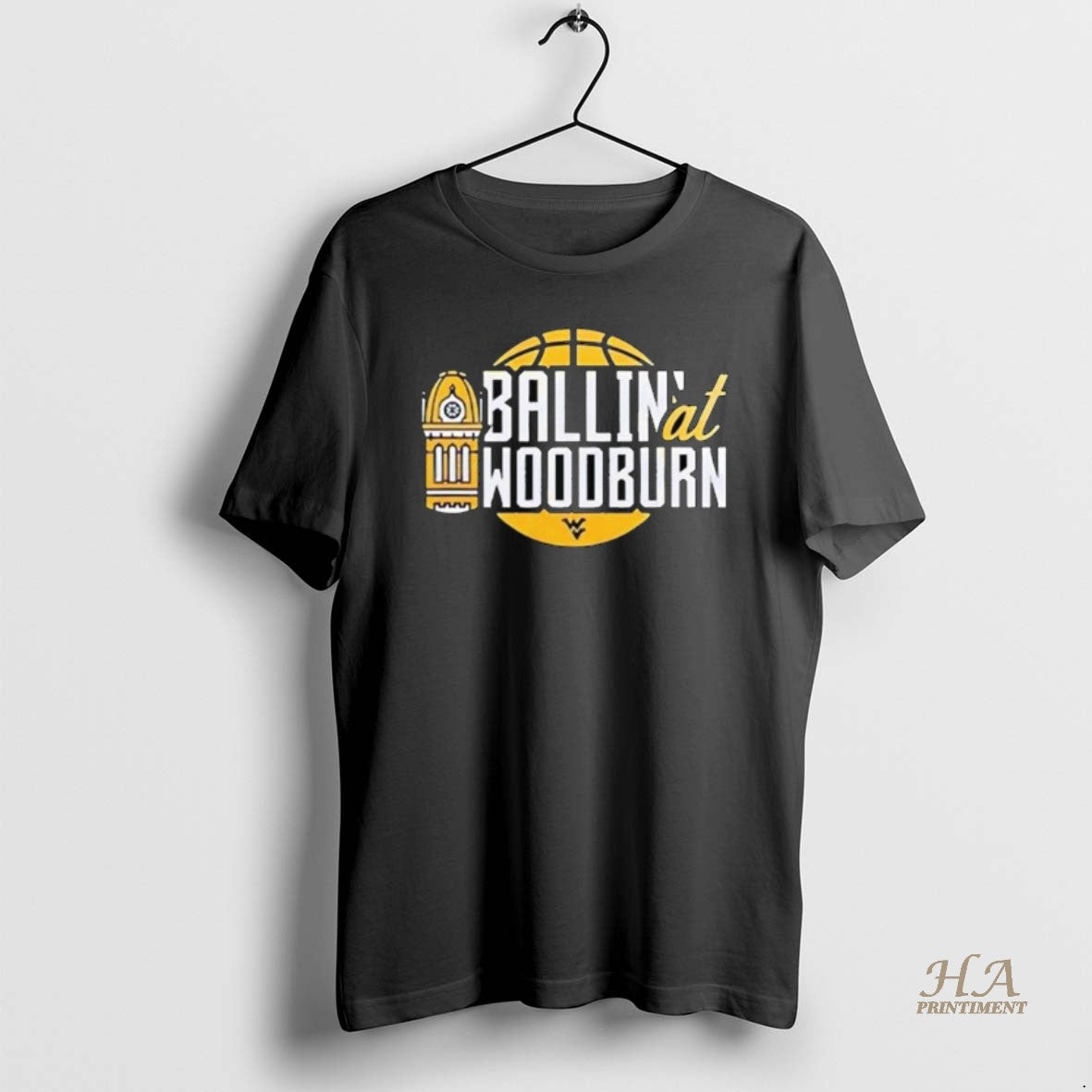 Official Wvu West Virginia Mountaineers Ballin At Woodburn Long Sleve Shirt Hoodie Sweatshirt | PurePodTees.com