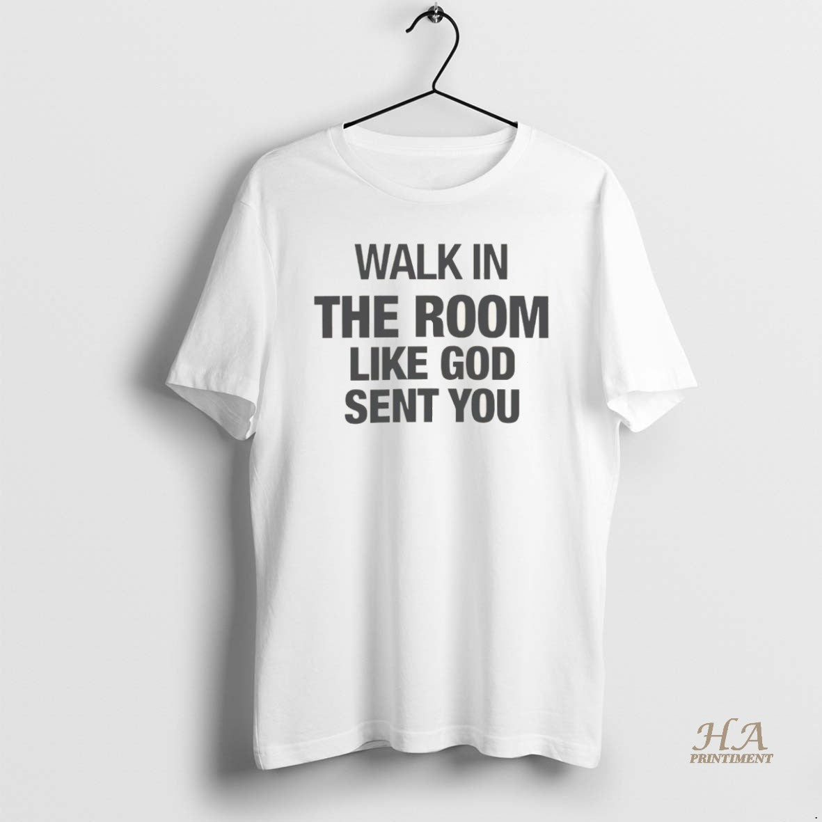Official Walk In The Room Like God Sent You Christmas Shirt Hoodie Sweatshirt | PurePodTees.com
