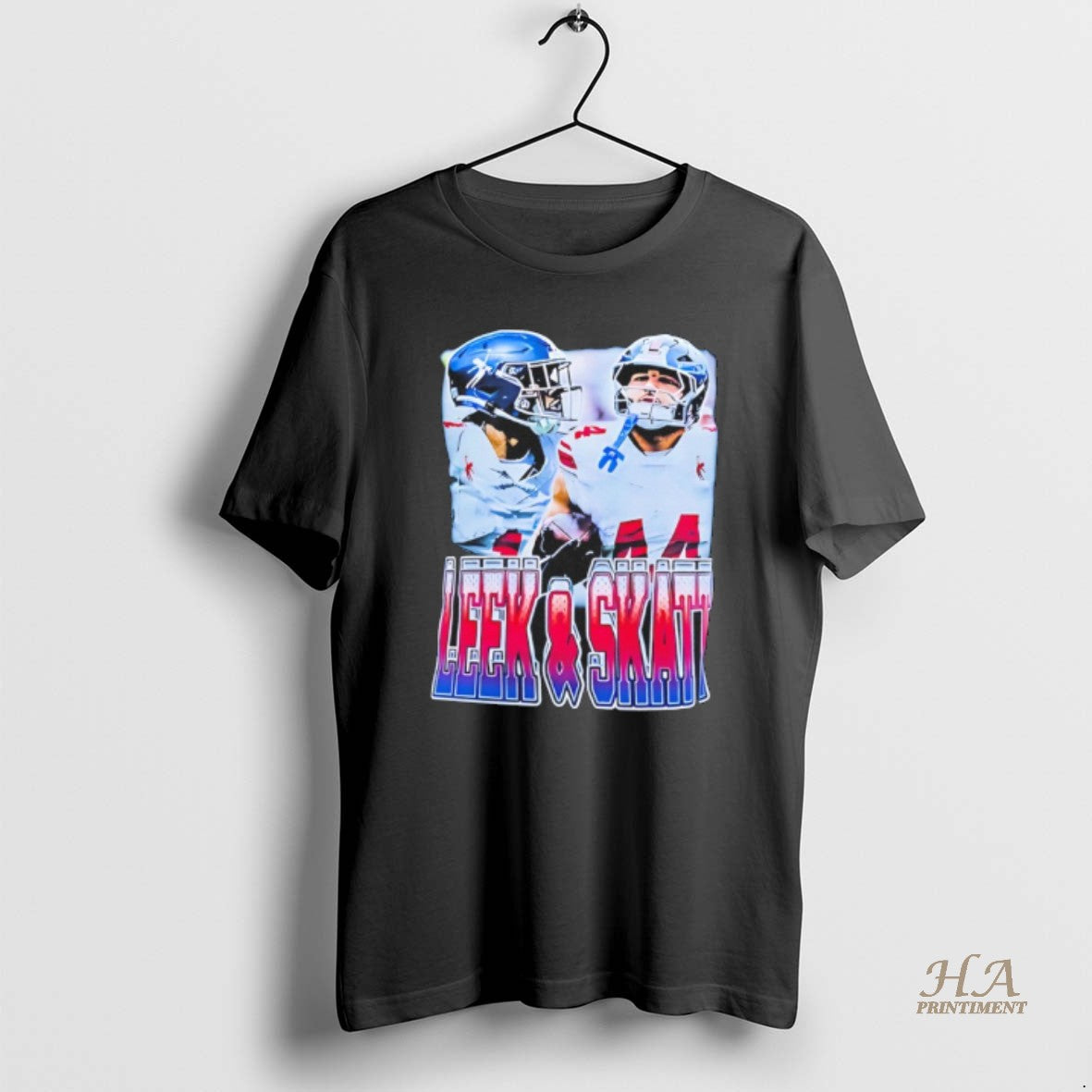 Official Wandale Robinson Wearing Leek And Skatt New York Giants Shirt Hoodie Sweatshirt | PurePodTees.com