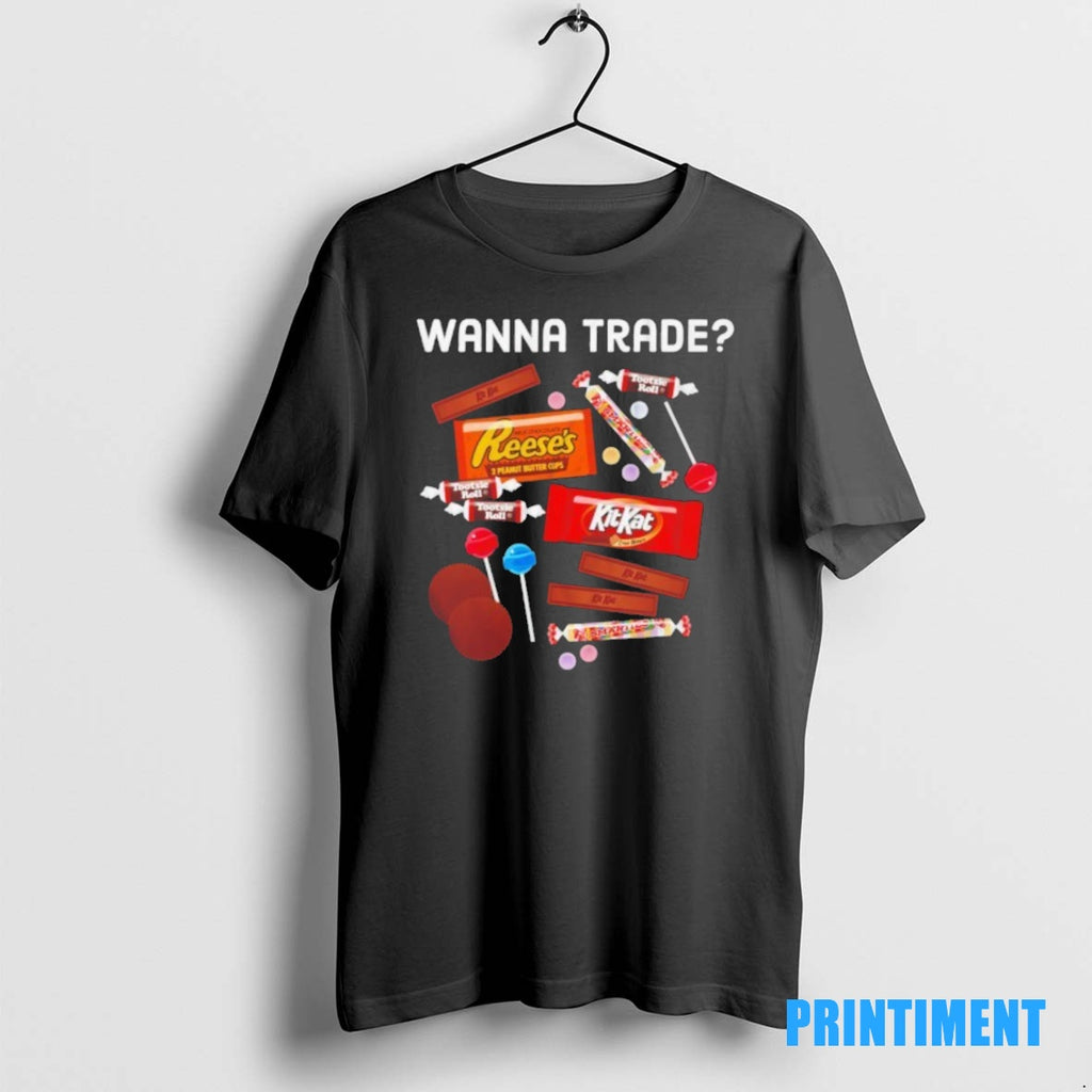 Official Wanna Trade Reeses And Kitkat Tee Sweater