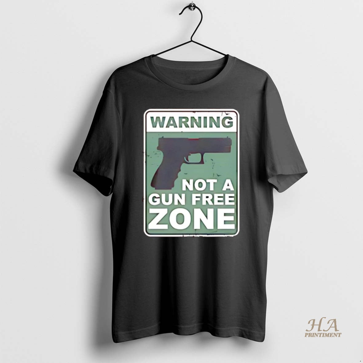 Official Warning Not A Gun Free Zone Shirt Hoodie Sweatshirt | PurePodTees.com