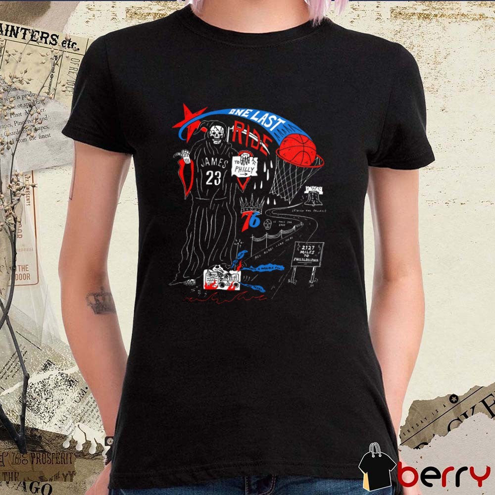 Warren Lotas One Last Ride To Philly Is This The End All Roads Lead Here 2127 Miles To Philadelphia t-shirt
