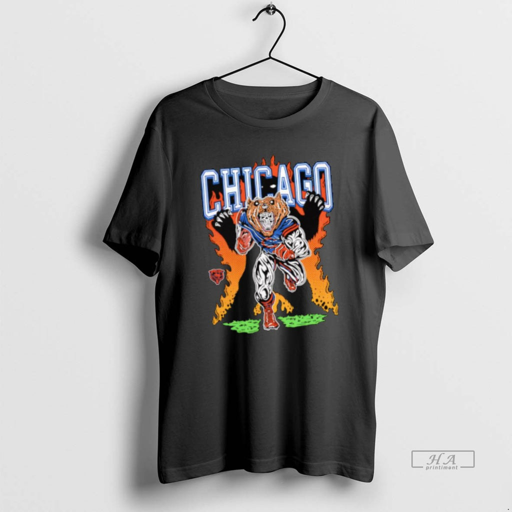 Official Warren Lotas X Rushing Chicago Bear Skeleton Shirt Hoodie Sweatshirt | PurePodTees.com