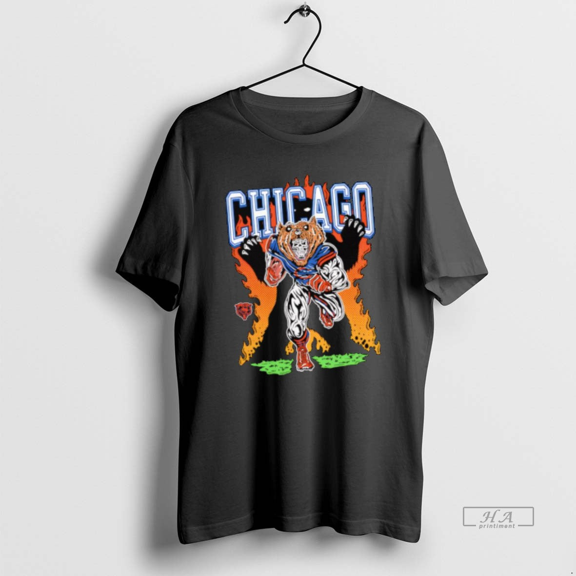 Official Warren Lotas X Rushing Chicago Bear Skeleton Shirt Hoodie Sweatshirt | PurePodTees.com