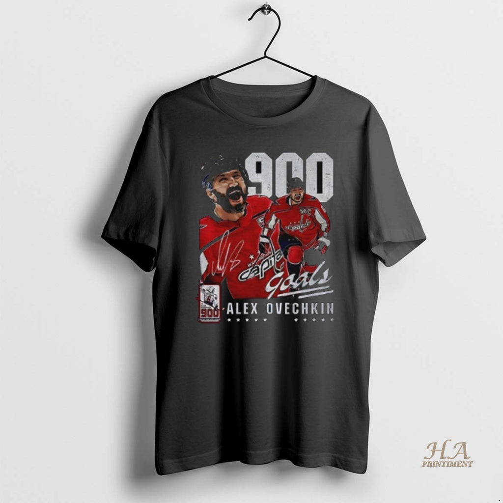 Official Washington Alex Ovechkin 900 Goals Signature Shirt Hoodie Sweatshirt | PurePodTees.com