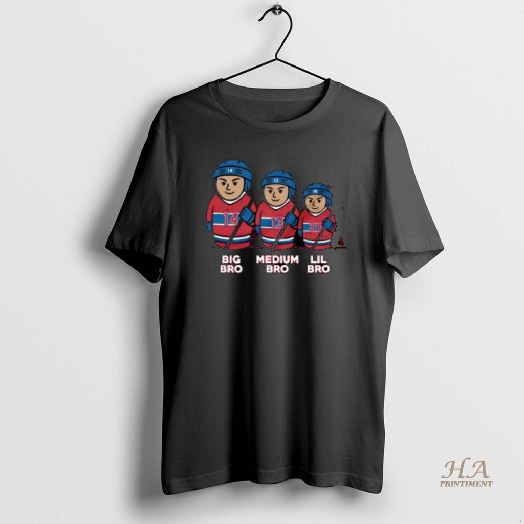 Official Washington Capitals Montreal Big Bro Medium Bro Lil Bro 3 Bros Shirt Hoodie Sweatshirt | PurePodTees.com