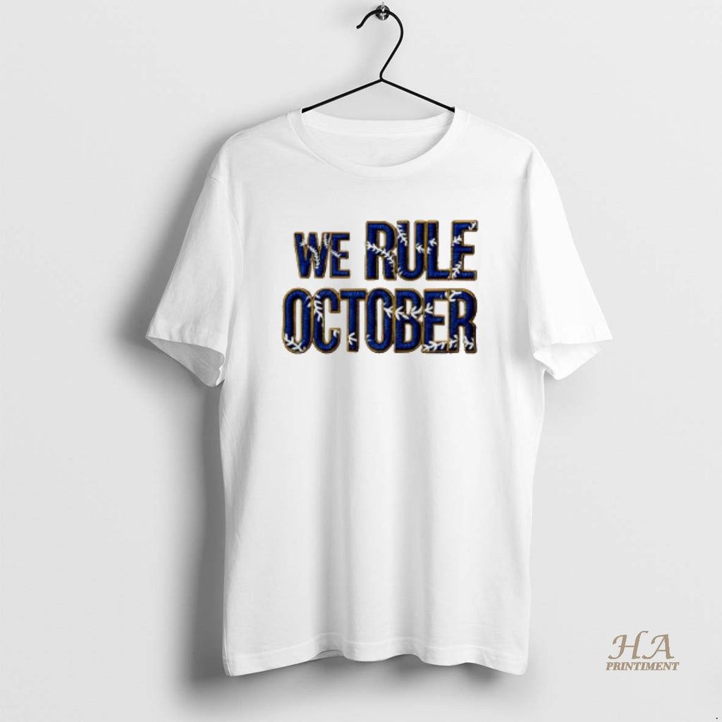 Official We Rule October Los Angeles Dodgers Shirt Hoodie Sweatshirt | PurePodTees.com