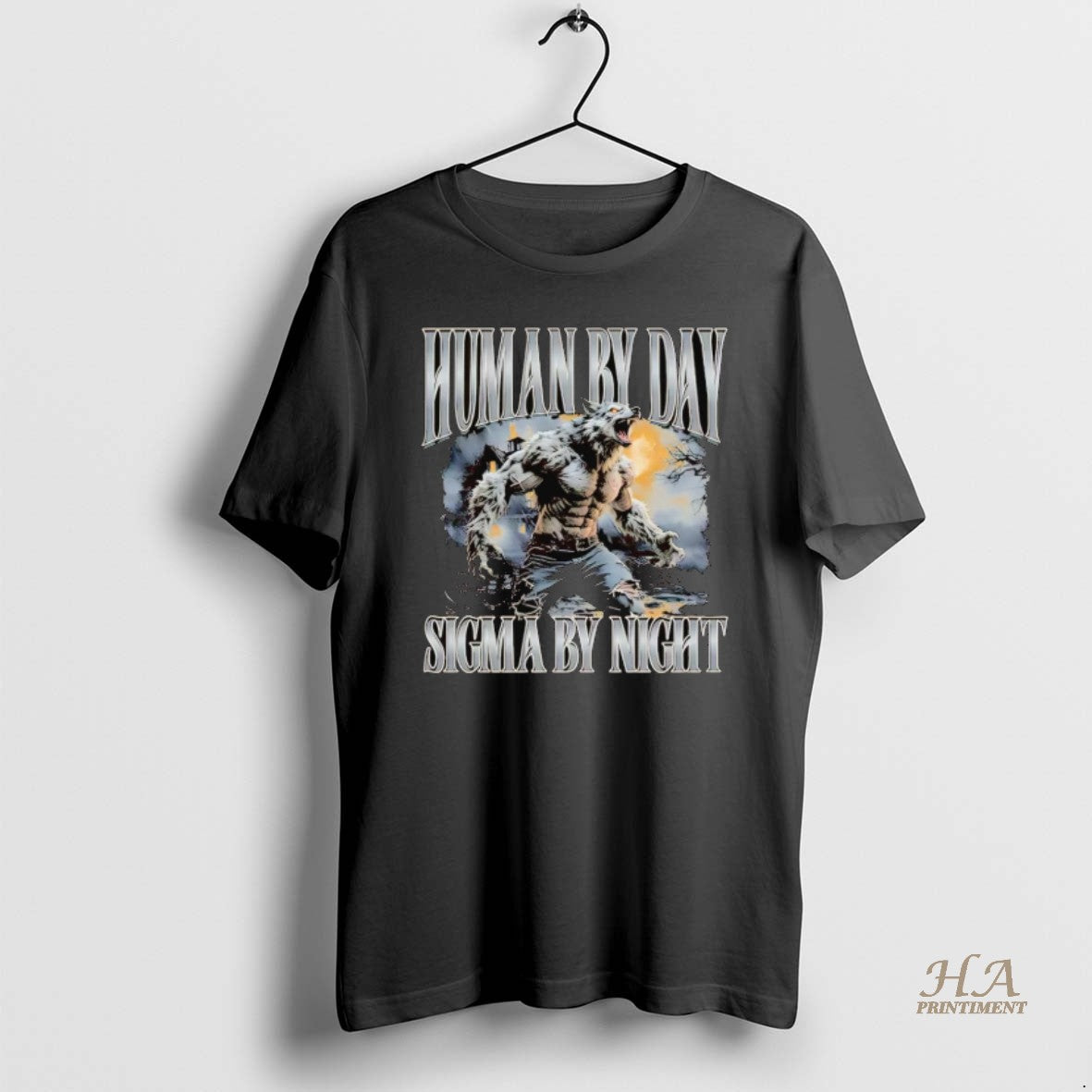 Official Werewolf Human By Day Sigma By Night Shirt Hoodie Sweatshirt | PurePodTees.com