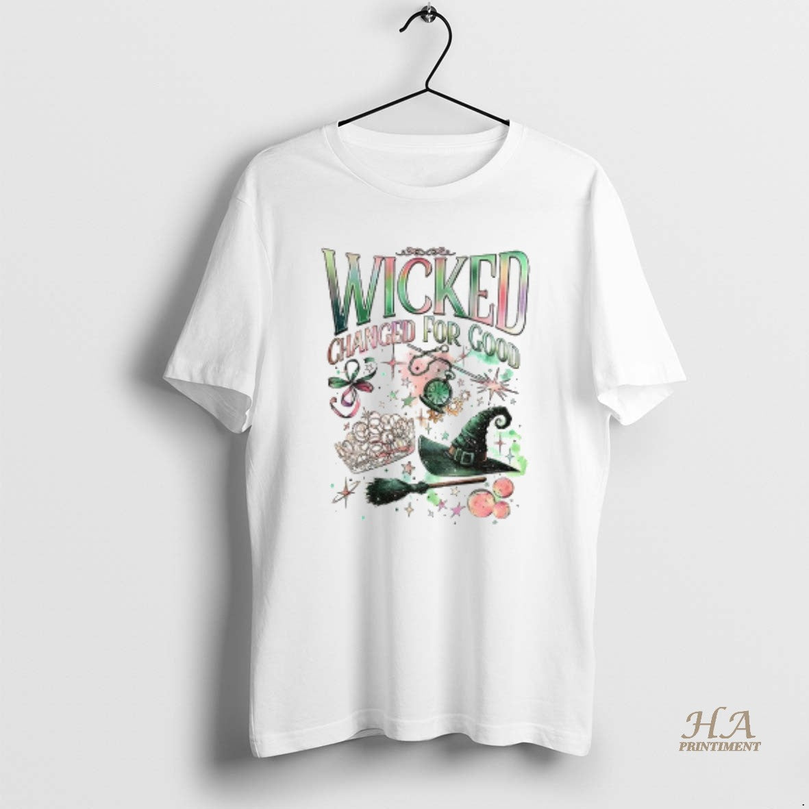 Official Wicked Changed For Good Book Defy Gravity Broomstick Magic Wand Halloween Shirt Hoodie Sweatshirt | PurePodTees.com