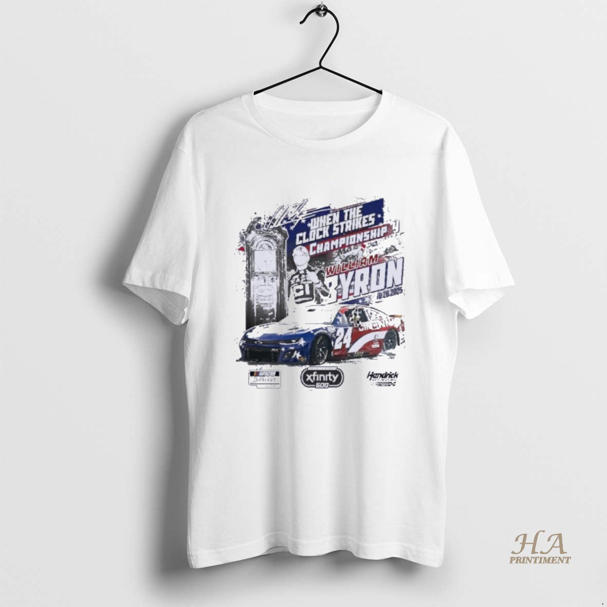 Official William Byron 2025 Xfinity 500 Race Winner Shirt Hoodie Sweatshirt | PurePodTees.com