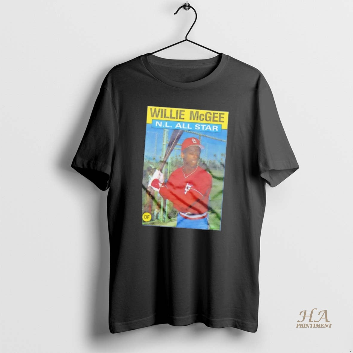 Official Willie Mcgee Nl All Star Topps Baseball Shirt Hoodie Sweatshirt | PurePodTees.com
