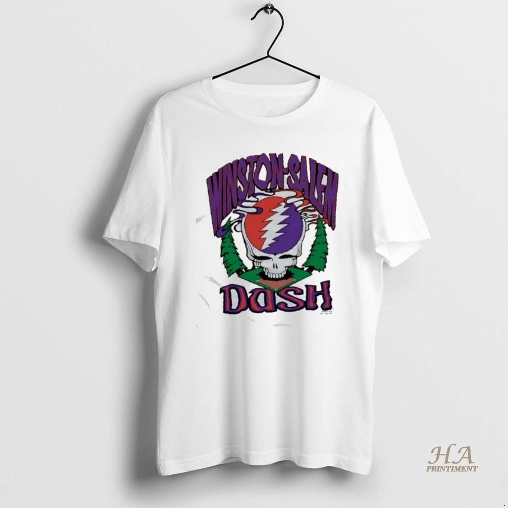 Official Winston Salem Dash X Rock Grateful Dead Shirt Hoodie Sweatshirt | PurePodTees.com