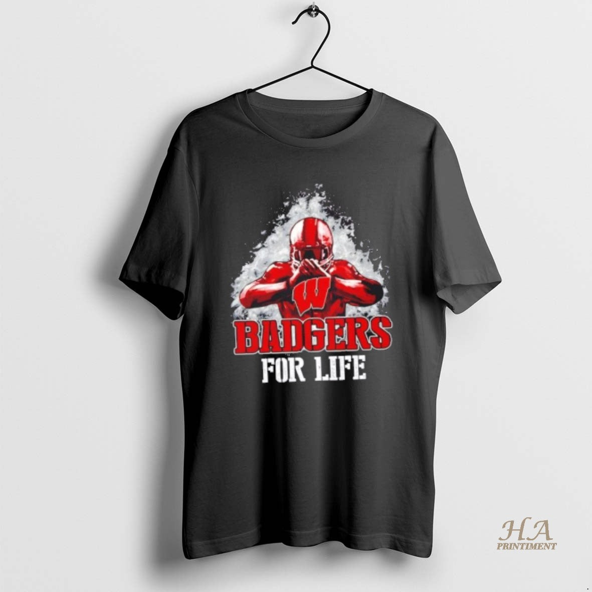 Official Wisconsin Badgers Football For Life Shirt Hoodie Sweatshirt | PurePodTees.com
