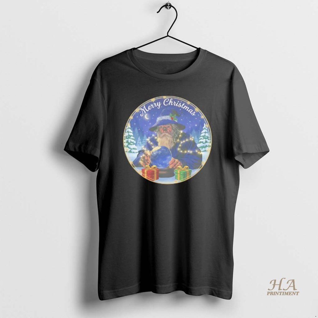 Official Wizard Merry Christmas 2025 Shirt Hoodie Sweatshirt | PurePodTees.com