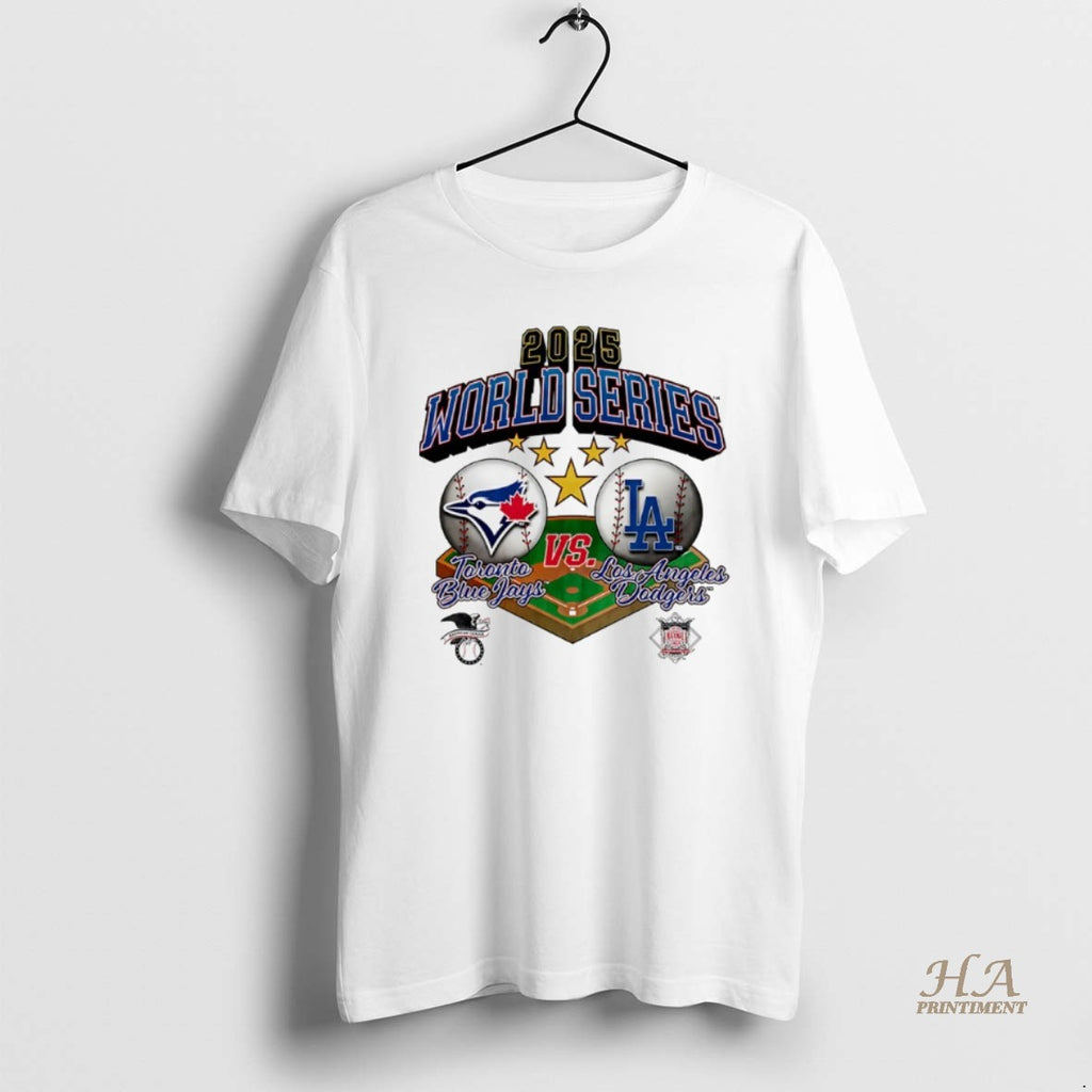 Official World Series 2025 Toronto Blue Jays Vs Los Angeles Dodgers Baseball Stadium Shirt Hoodie Sweatshirt