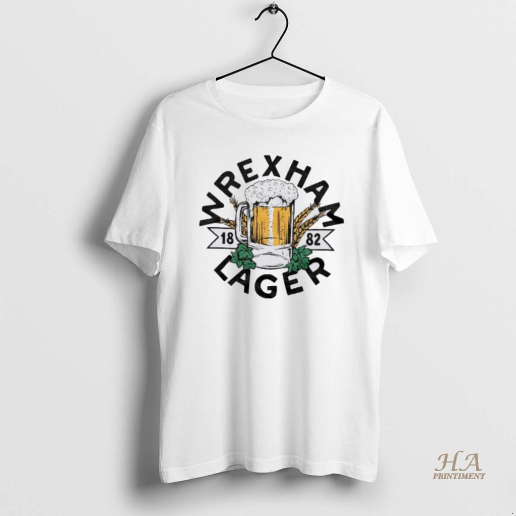 Official Wrexham Lager 1882 Logo Shirt Hoodie Sweatshirt | PurePodTees.com