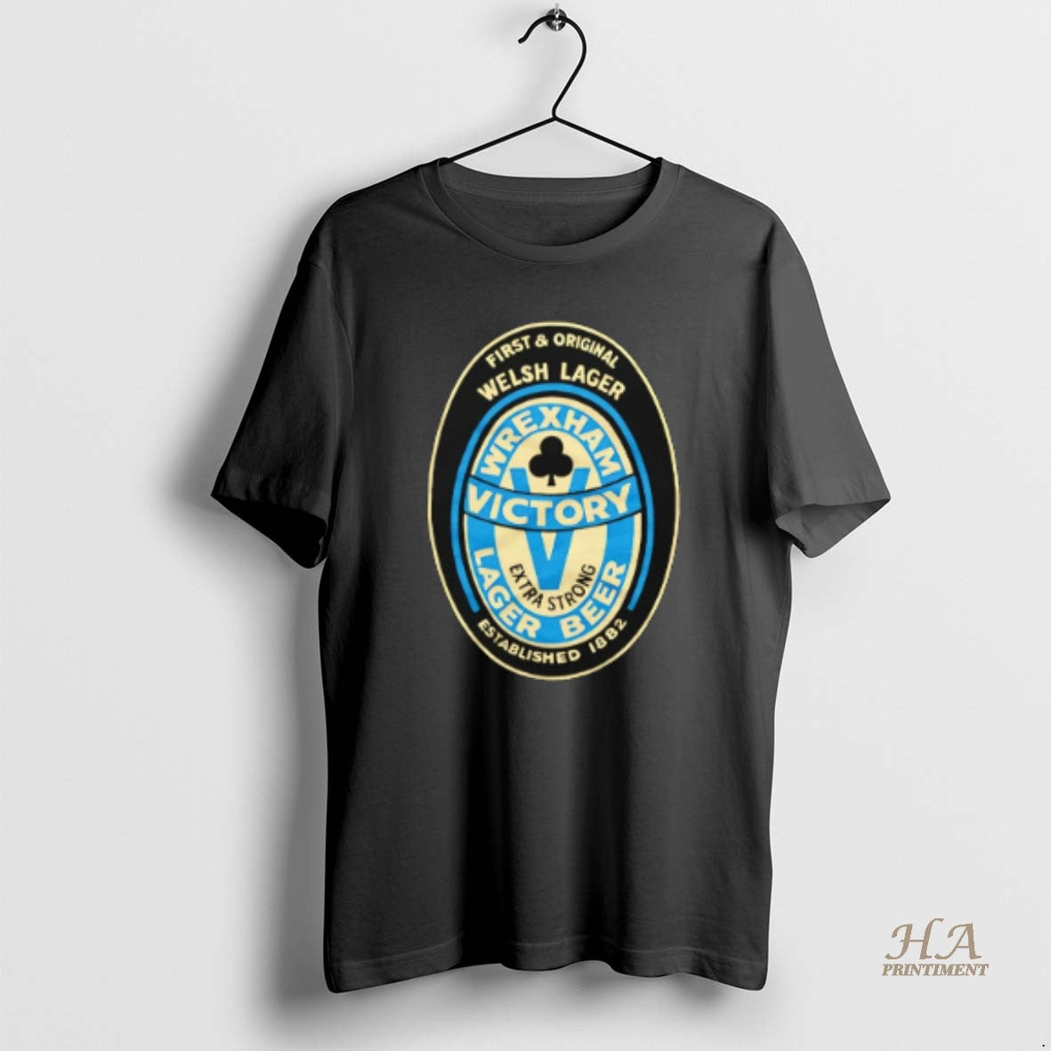 Official Wrexham Lager Victory Lager Beer Est 1882 Shirt Hoodie Sweatshirt | PurePodTees.com