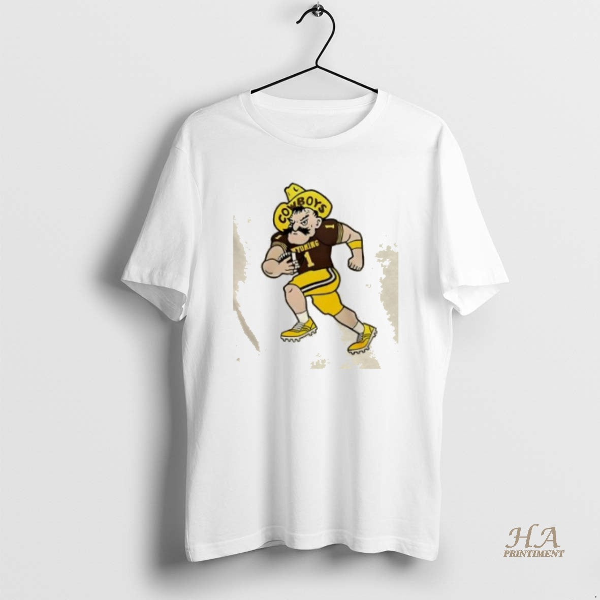 Official Wyoming Cowboy Football Focus Mode 2 Sided Shirt Hoodie Sweatshirt | PurePodTees.com