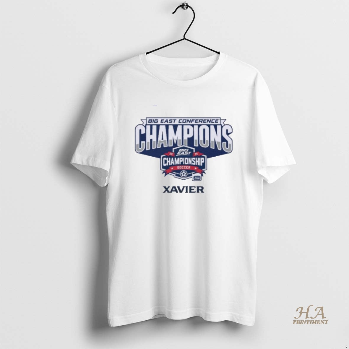 Official Xavier 2025 Big East Soccer Conference Tournament Champions Shirt Hoodie Sweatshirt | PurePodTees.com