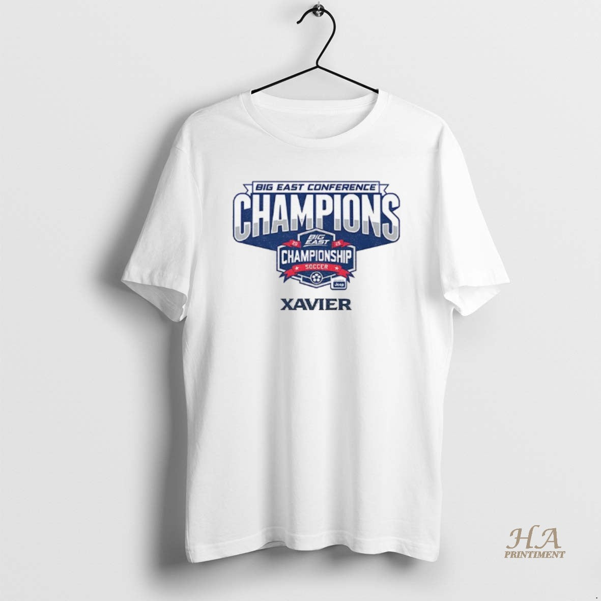 Official Xavier Big East Conference Champions Ncaa Division I Soccer Logo Shirt Hoodie Sweatshirt | PurePodTees.com