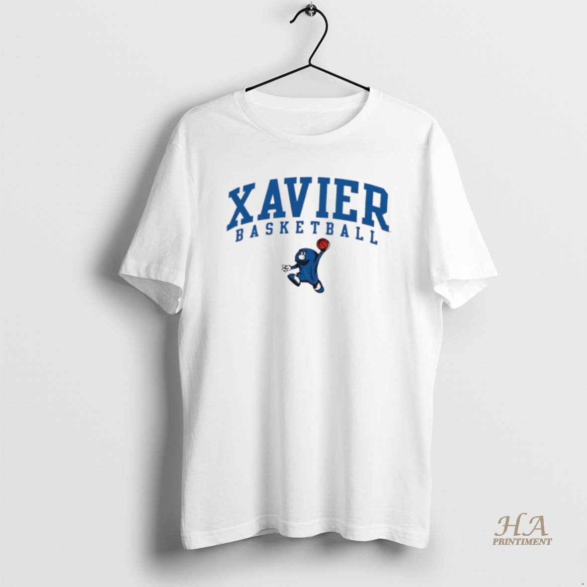 Official Xavier Musketeers Basketball Blue Blob Shirt Hoodie Sweatshirt | PurePodTees.com