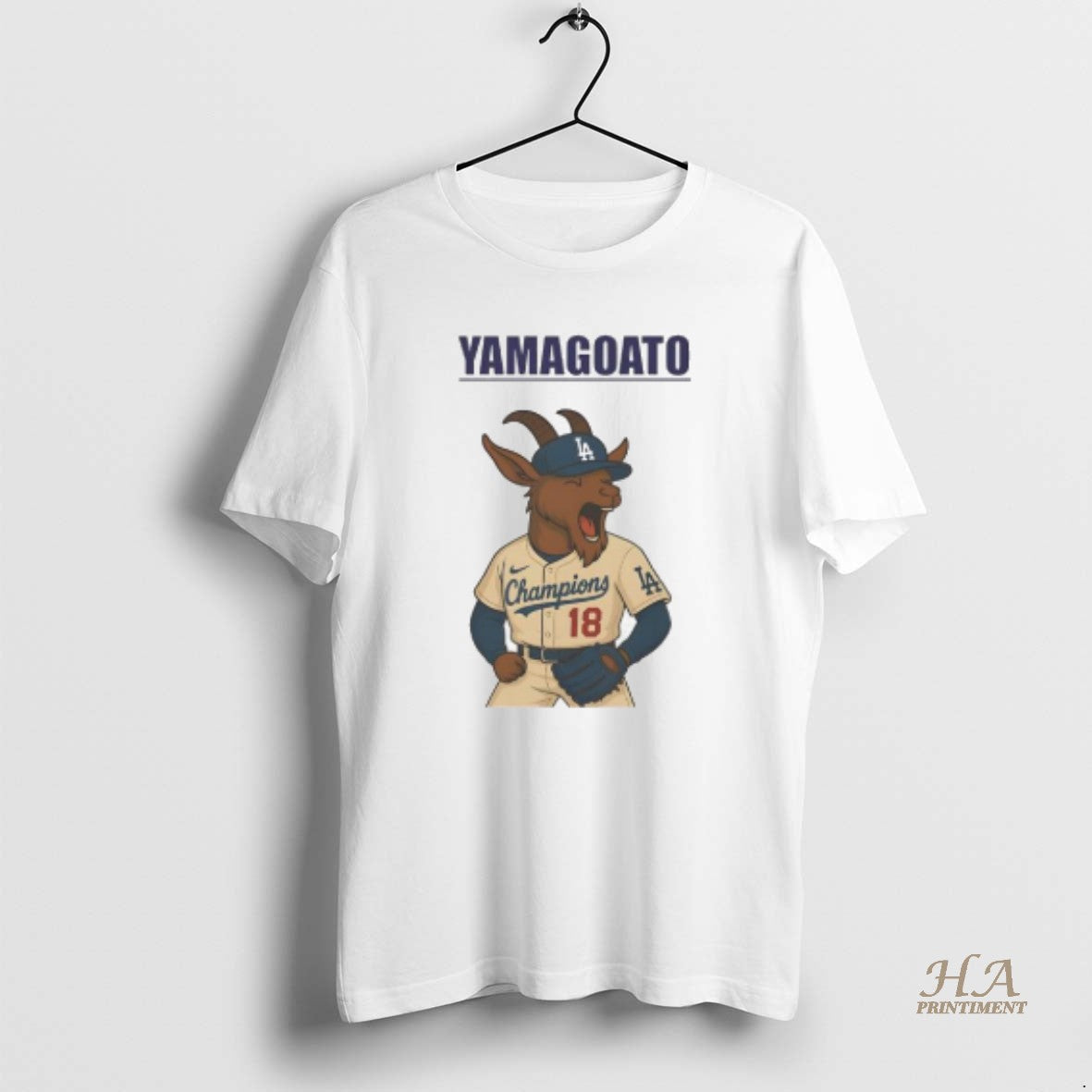 Official Yamagoato Champions Goat 18 Graphic Shirt Hoodie Sweatshirt | PurePodTees.com